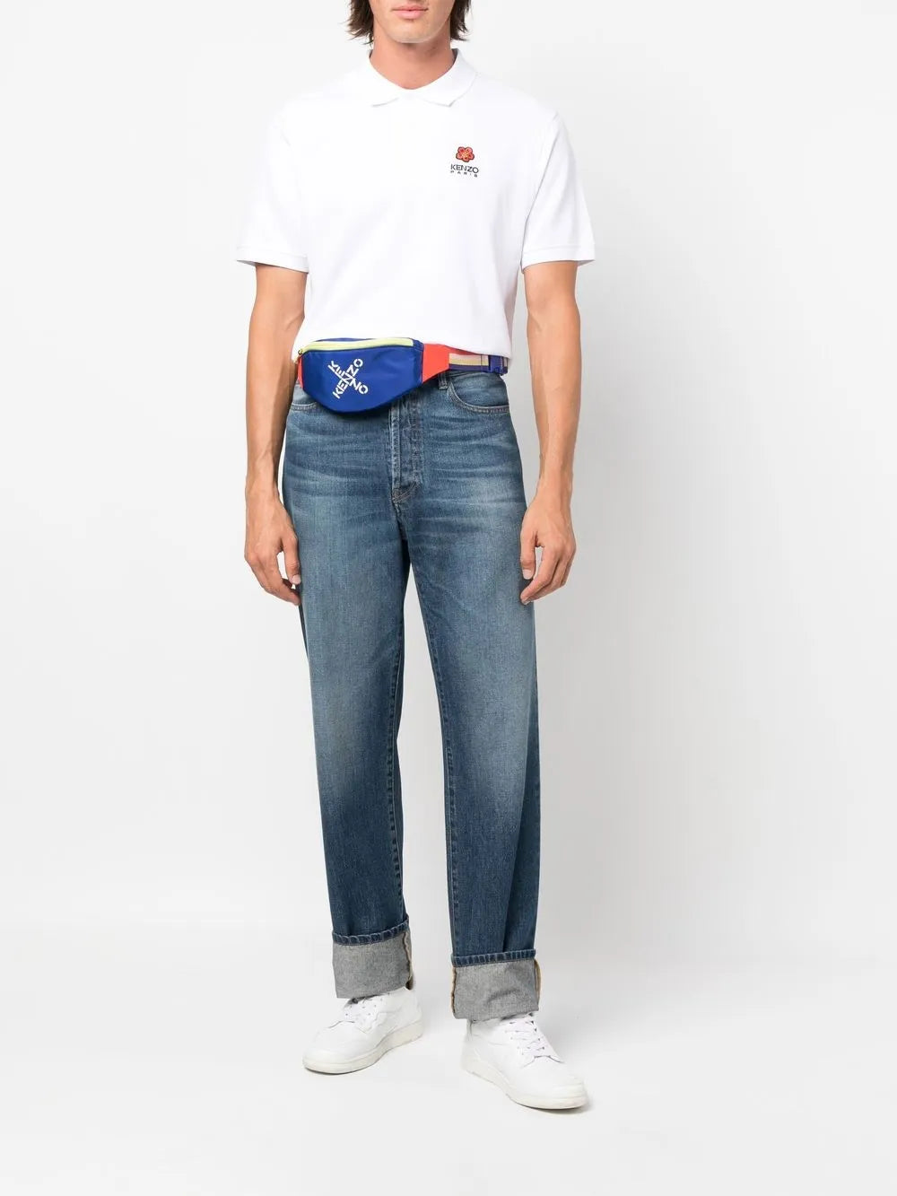 Kenzo Playera Tipo Polo Con Bordado Boky Flower | Blanco | FARFETCH MX