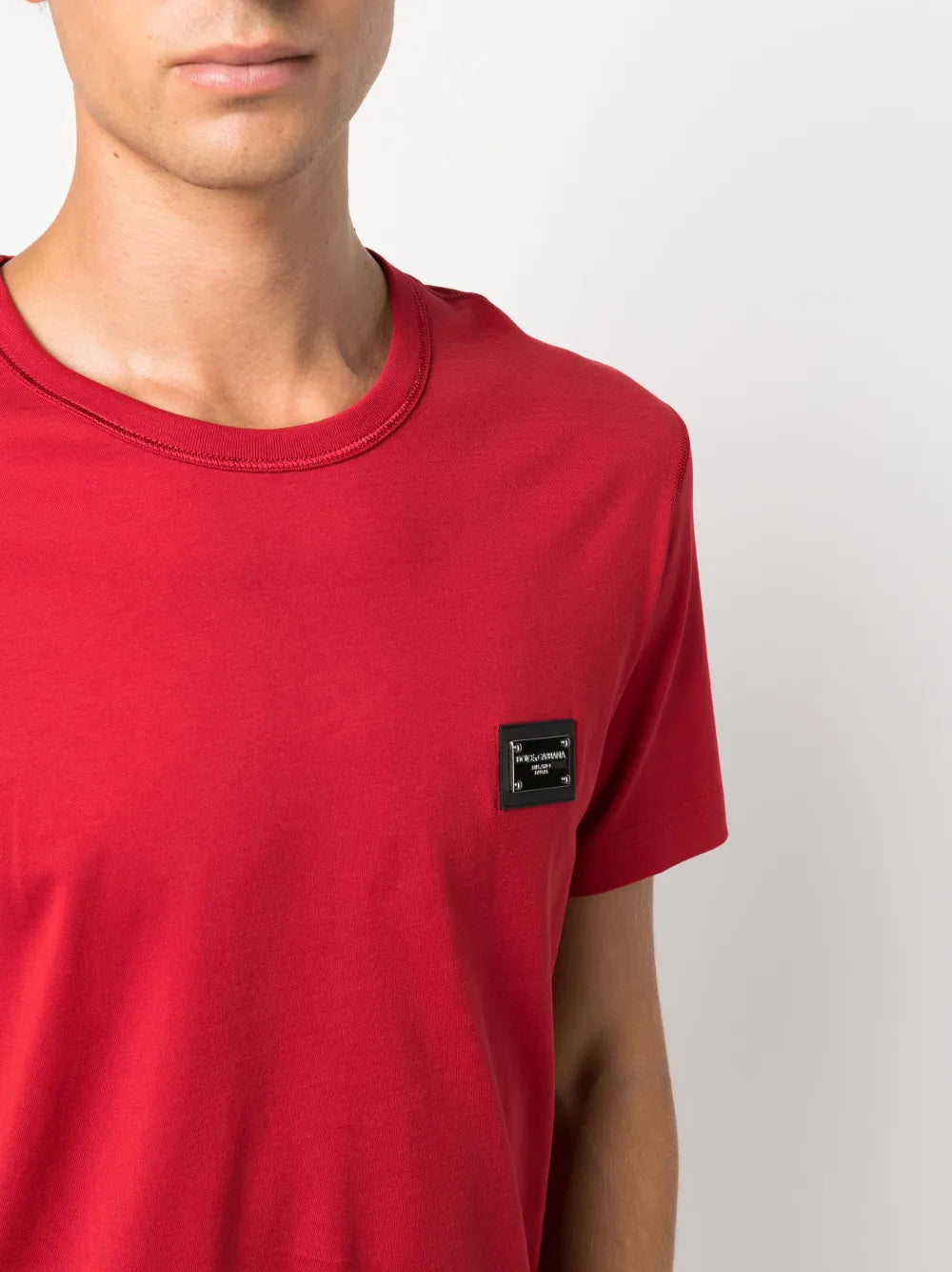 Dolce & Gabbana Playera Con Etiqueta De La Marca | Rojo | FARFETCH MX