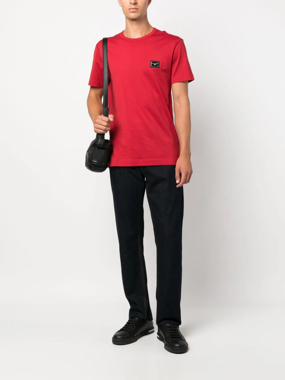 Dolce & Gabbana Playera Con Etiqueta De La Marca | Rojo | FARFETCH MX