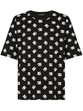 Dolce & Gabbana Playera Con Monograma Estampado | Negro | FARFETCH MX