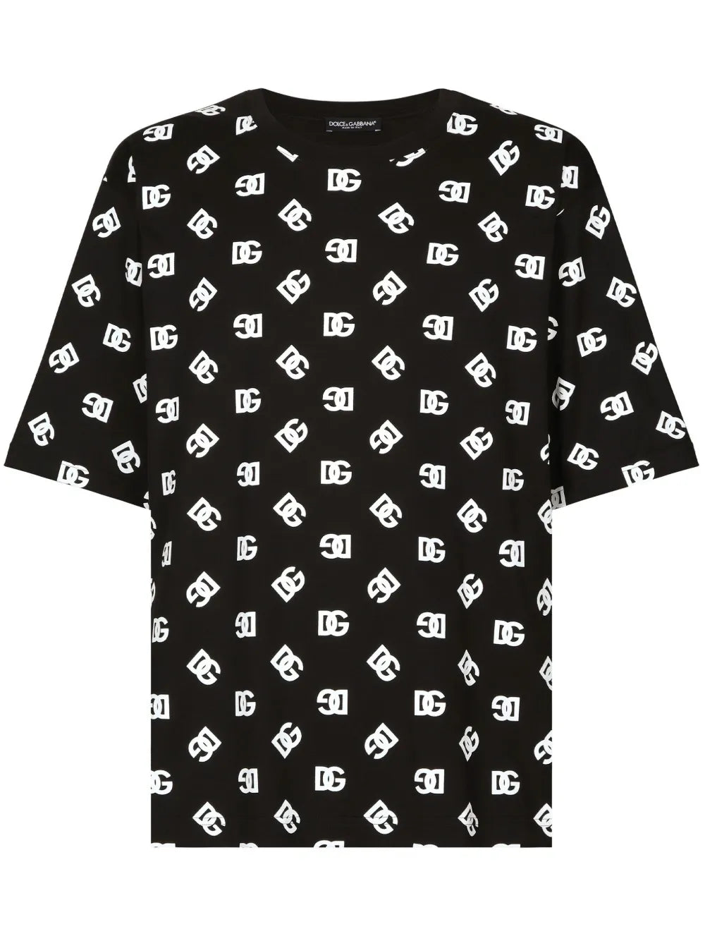 Dolce & Gabbana Playera Con Monograma Estampado | Negro | FARFETCH MX