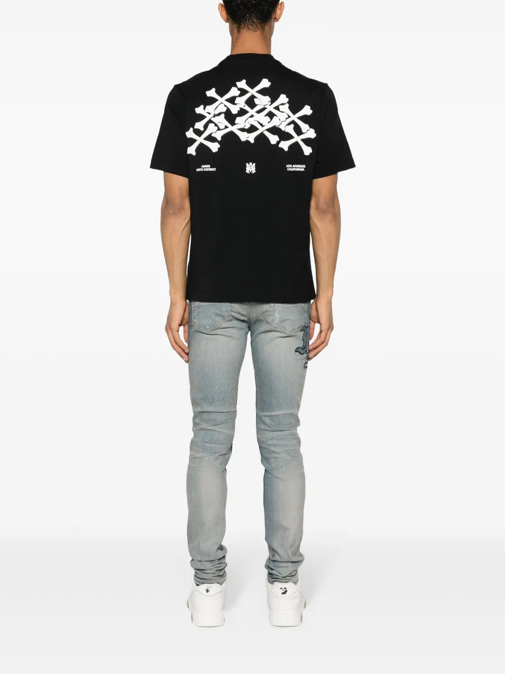 AMIRI Playera Bones Stacked