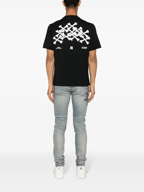 AMIRI Playera Bones Stacked