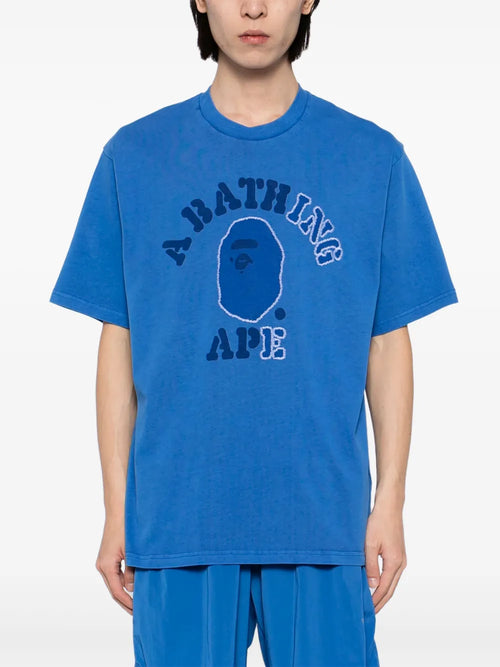 A BATHING APE® Playera Con Efecto Teñido | Azul | FARFETCH MX