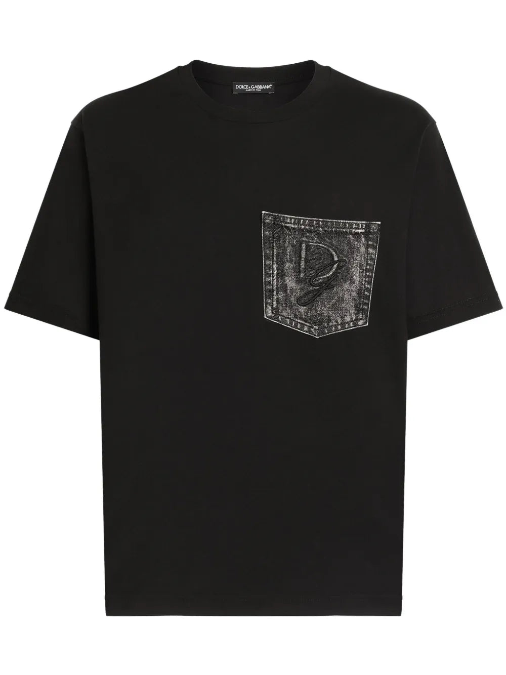 Dolce & Gabbana Playera Con Logo En El Bolsillo | Negro | FARFETCH MX