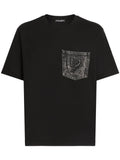 Dolce & Gabbana Playera Con Logo En El Bolsillo | Negro | FARFETCH MX